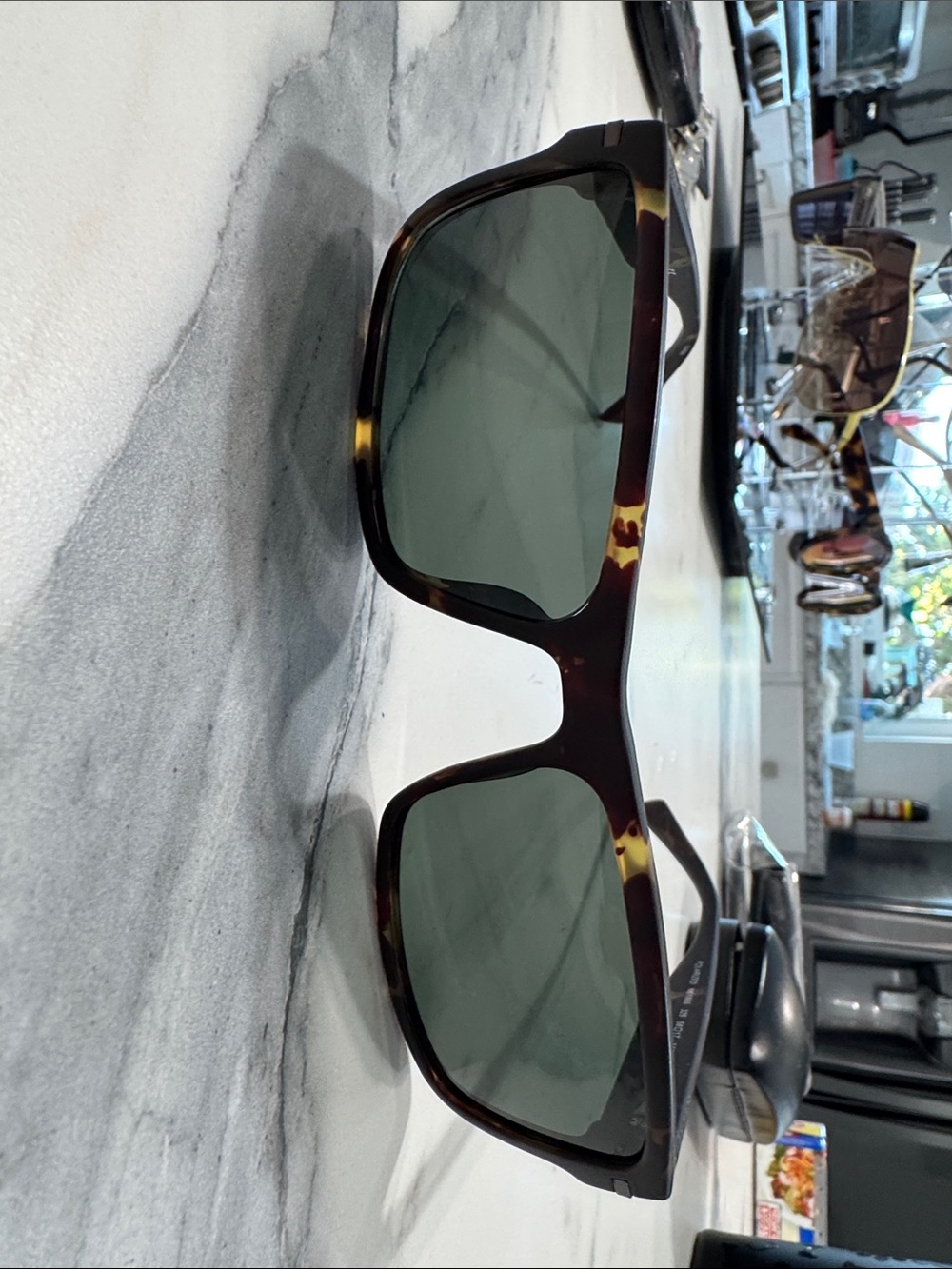 Nautica Tortoiseshell Frame with Green Lenses Sunglasses